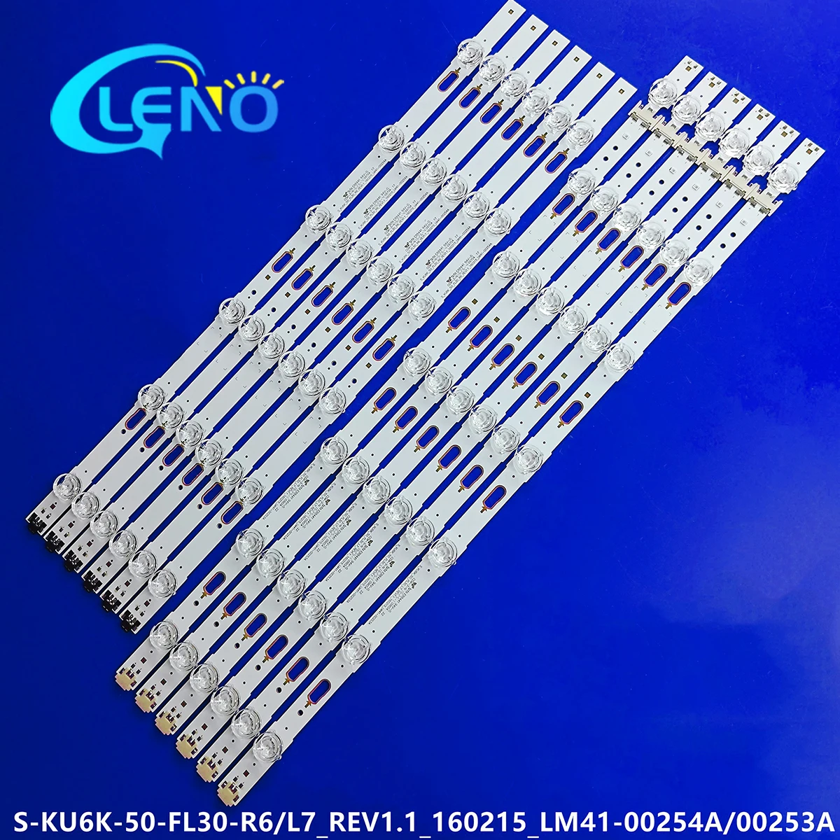 12PCS LED strip For UE50MU7003U UE50MU7000U UE50MU6192U UE50MU6179U UE50MU6172U UE50MU6170U UE50MU6125K UE50MU6122K UA50KU6000K