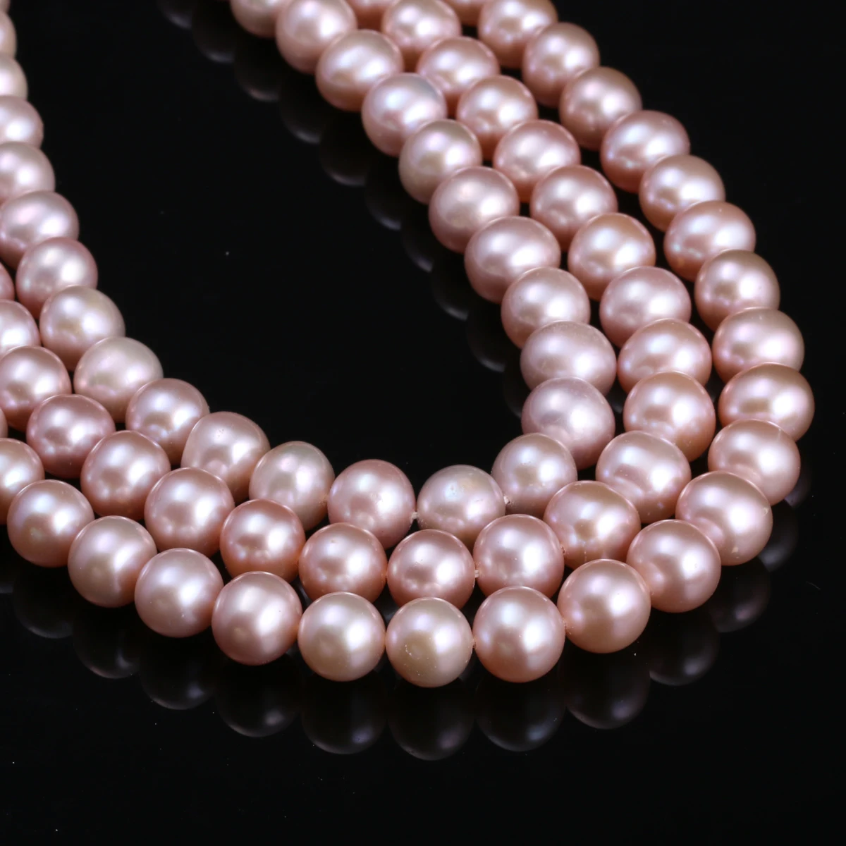 AAAA 8-9mm High Quality Natural Freshwater Pearls Nearround Loose Spacer Beads for Jewelry Making DIY Women Necklace Accessories