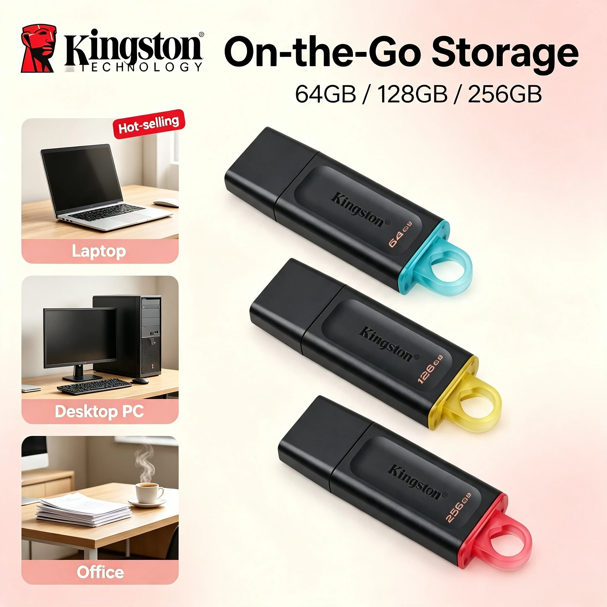キングストン-dtx-usb-32-gen1-ミニフラッシュドライブ-新品-32gb-64gb-128gb-256gb-メモリースティック-ノートパソコン-デスクトップpc-コンピューター-プロストレージ用