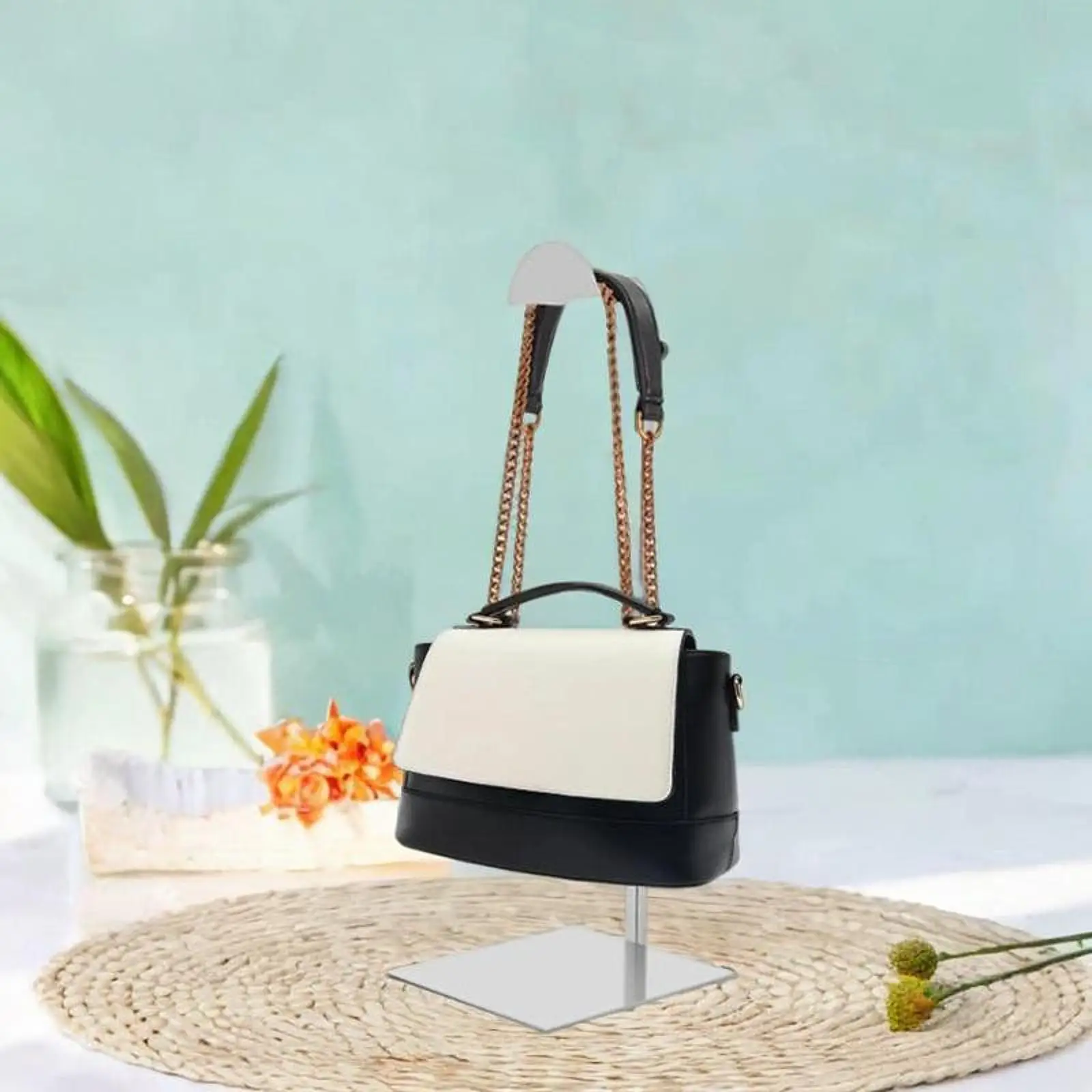 Handbag Rack Height Adjustable Metal Single Hook for Counter Vendors Selling