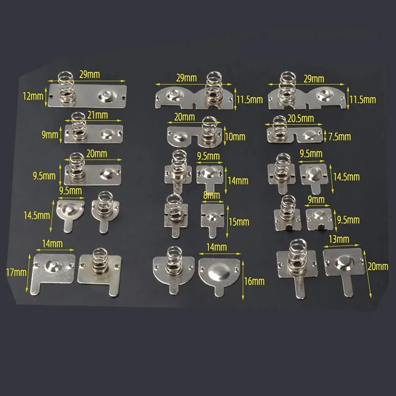 

Nickelage Battery Leaf Spring Positive Pole Negative Pole D C AA AAA Battery Remote Control Battery Accessories
