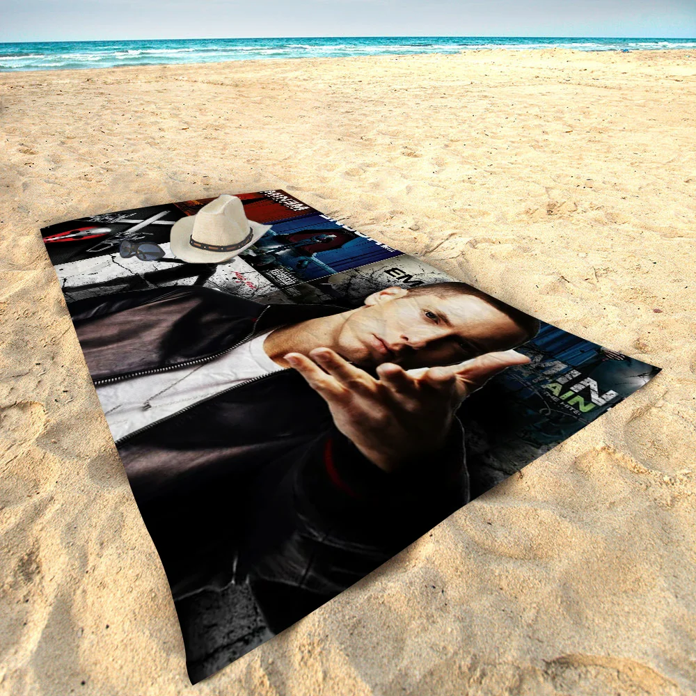 Famous Rapper E-Eminem Towel Microfiber Beach Towel Absorbent Quick dry Soft Yoga Swimming Resort Mountain Climbing Towel