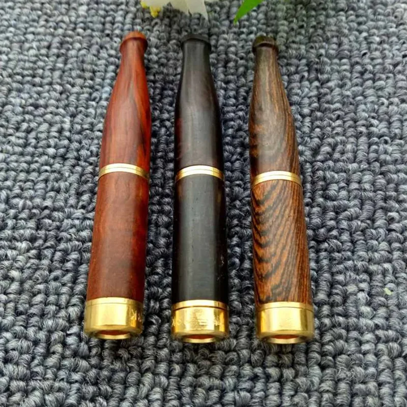 Portable Personal Cigarette Holder For Thick Thin Wooden Smoke Filter Recyclable Washable Smoke Mouthpiece Cleanable Men Gift