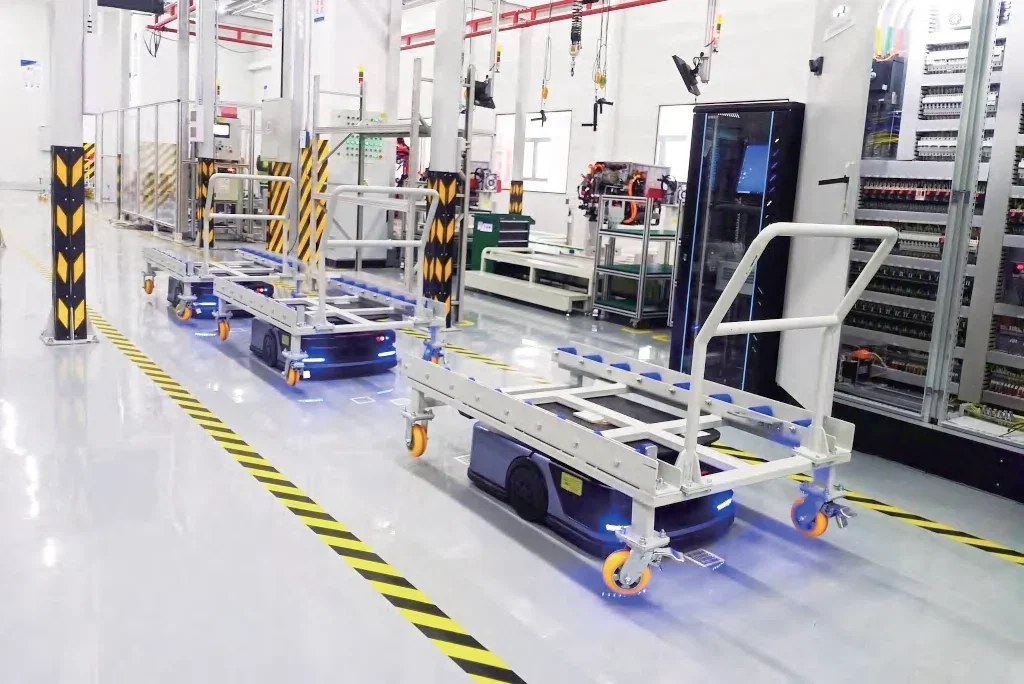 Intelligent Delivery AMR Warehouse Automatic Charging Load Chassis Automated Guided Vehicle Autonomous Mobile Robot