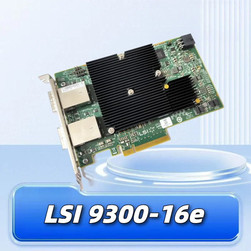 LSI SAS9300-16e 12Gb PCIe SAS Controller 00KH483 Low Profile for M5/6 System 12Gbps Performance