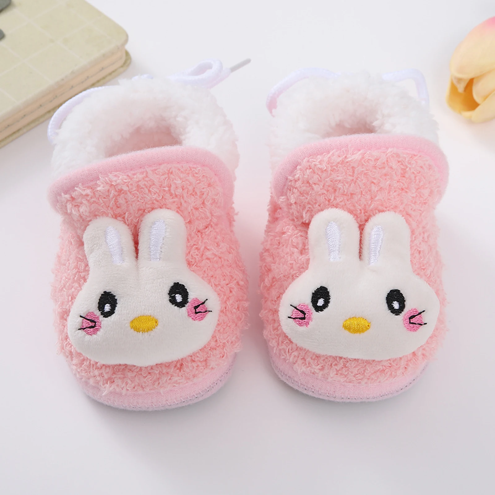 아기 겨울 신발 부드러운 밑창 미끄럼 방지 첫걸음 신발 부츠 유아 신발 여아 남아용