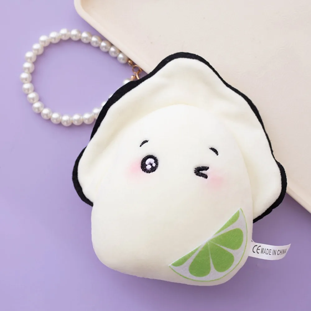 

Soft Filler Oyster Keychain with Pearl Chain 10cm Size Oysters Pendant Lovely Design Simulation Oysters Pendant Birthday Gift