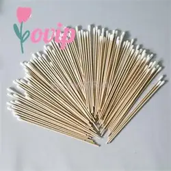 100pcs Women Beauty Makeup Cotton Swab Cotton Buds Make Up Wood Sticks Nose Ears Cleaning Cosmetics Health Care