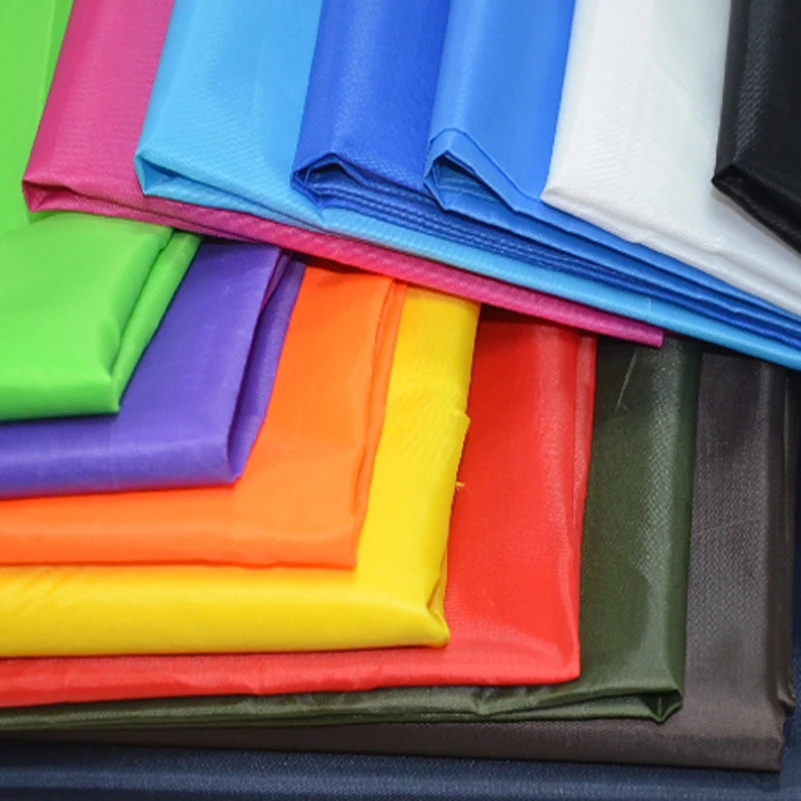 Waterproof Fabric Thin 190T Polyester Taffeta Pu Outdoor Cloth for Sewing Umbrella Tent Shower Curtain Lining By Meters