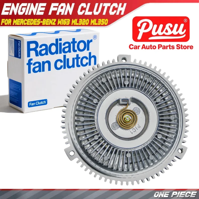 

PUSU Cooling Fan Clutch for Mercedes Benz W163 ML320 98-03 ML350 03-05 V6 3.2L 3.7L 1122000222