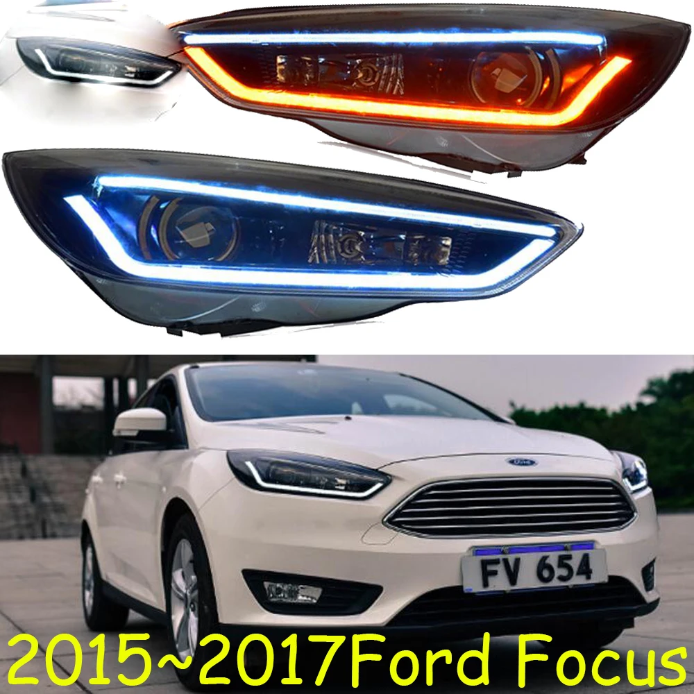 car bumper headlamp taillight For focus headlight 2015~2017y LED DRL car accessories HID xenon taillamp for focus rear light