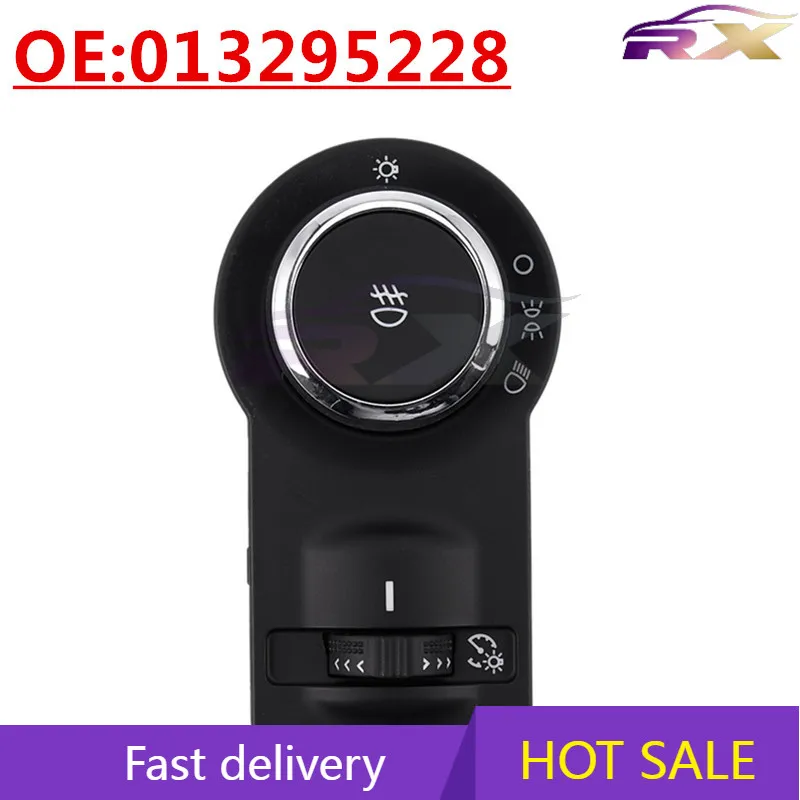 

OEM: 013295228 Подходит для Chevrolet Cruze, переключатель регулировки противотуманных фар автомобиля, комбинированный переключатель фар