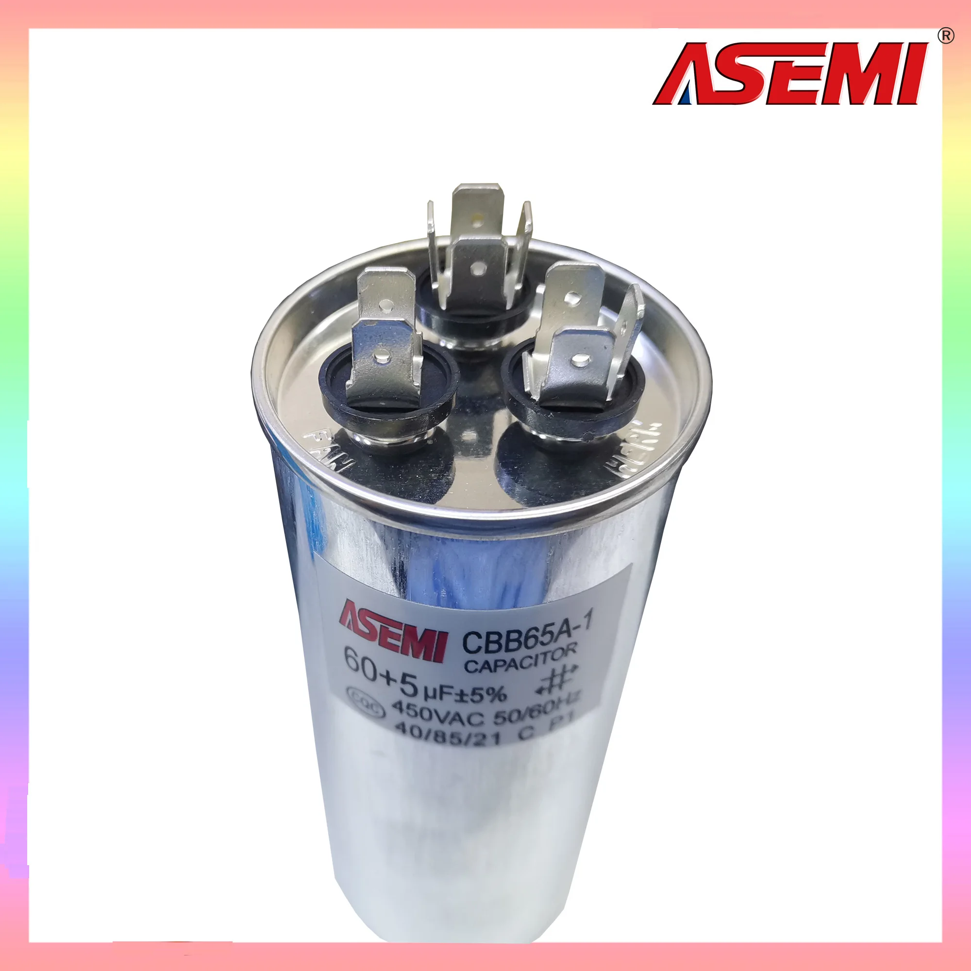 CBB65 450V AC 60uF+5uF 25+5uf 30+2uf Motor Capacitor Air Conditioner Compressor Start Capacitor