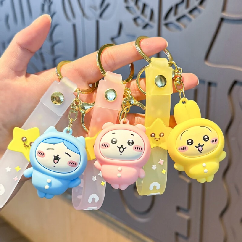 Hot Selling Japanese Giikawa Cartoon Peripheral Usaqi Small Eight Keychain Cute Doll Accessories Bag Pendant Decoration Gift