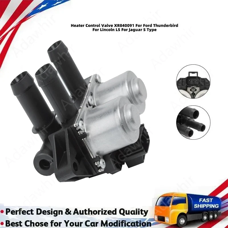 XR840091 3 Ports PETROL WATER HEATER CONTROL VALVE for JAGUAR S-TYPE CCX 2.5 3.0 4.0 4.2 2003-2008 Jaguar S-Type 2R8H18495AC