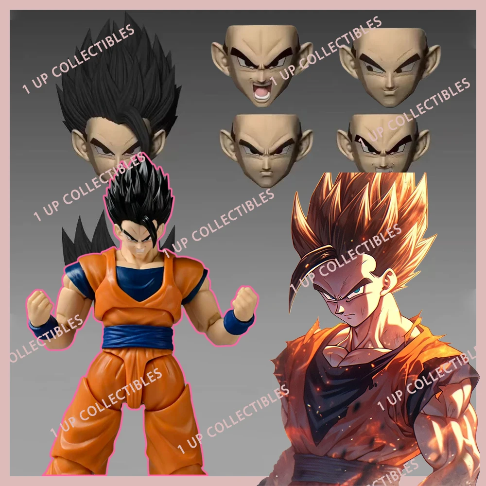 Black Hole Speelgoed Son Gohan Head Sculpt Action Figure Accessoires Dragon Ball Z Son Gohan Anime Verzamel Hobby Figuur Speelgoed Geschenken