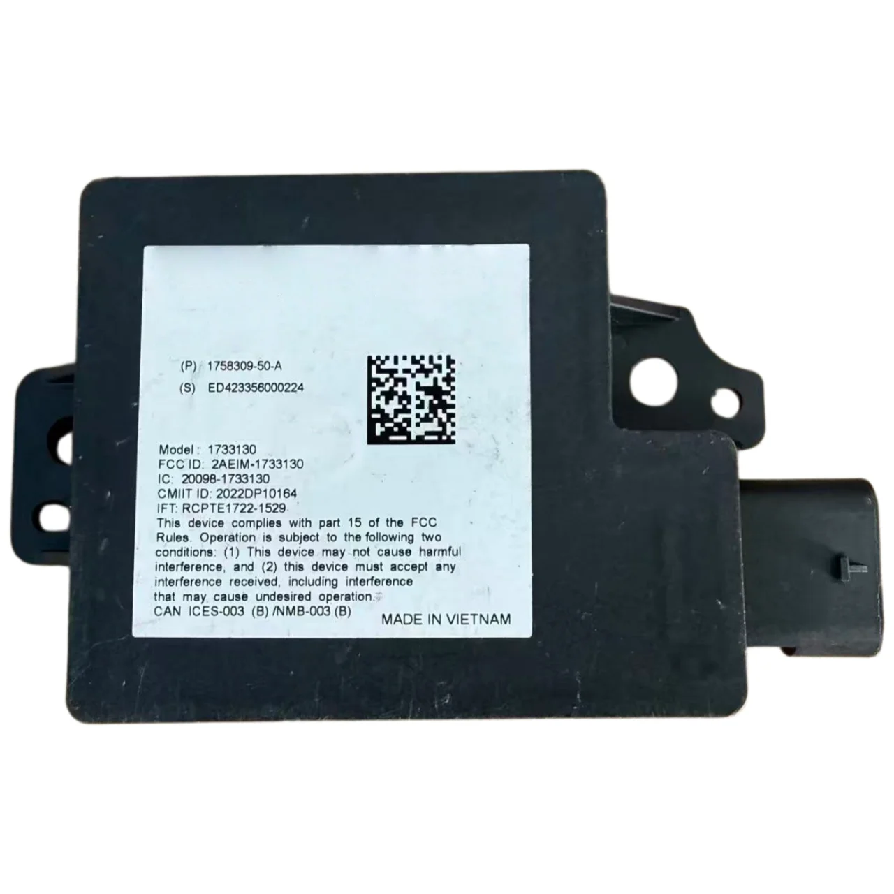 1758309-50-A Bluetooth Control Unit Power High Altitude Bluetooth Controller 34925310 Suitable for Tesla Model 3