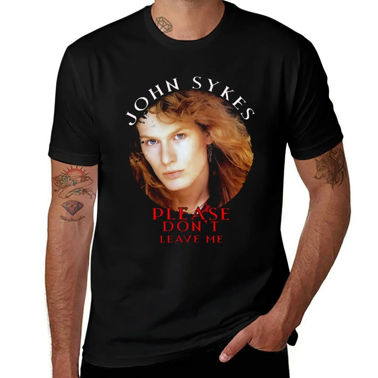 

John Sykes Hard Rock Legend! T-Shirt graphics summer clothes Louboutins customizeds mens graphic t-shirts pack