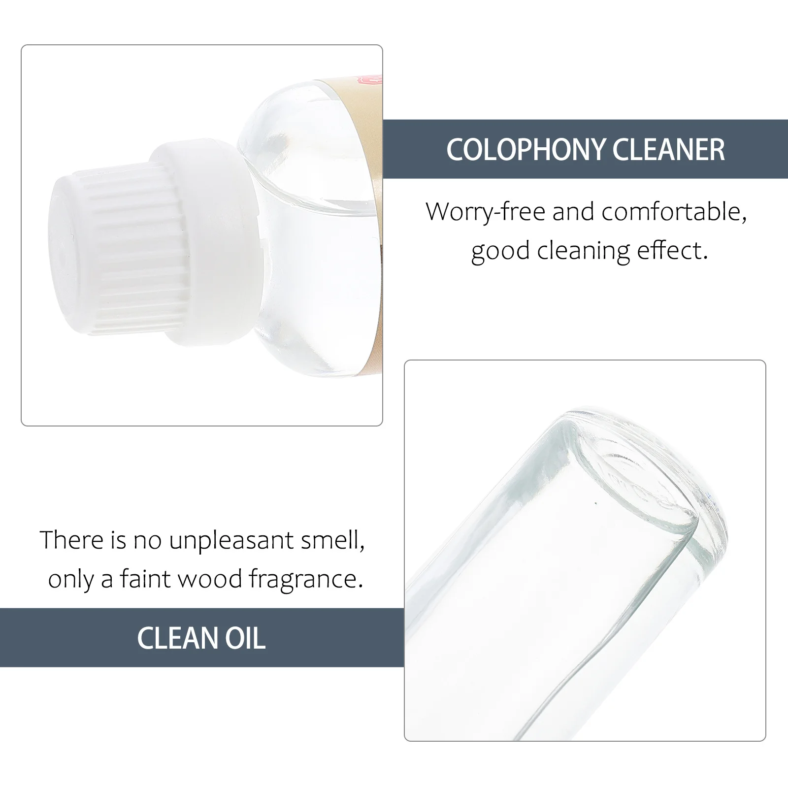 

1Pcs Multi-Functional Colophony Cleaner Violin String Cleaner Oil Portable Instrument Supply No Harm Clean Oil