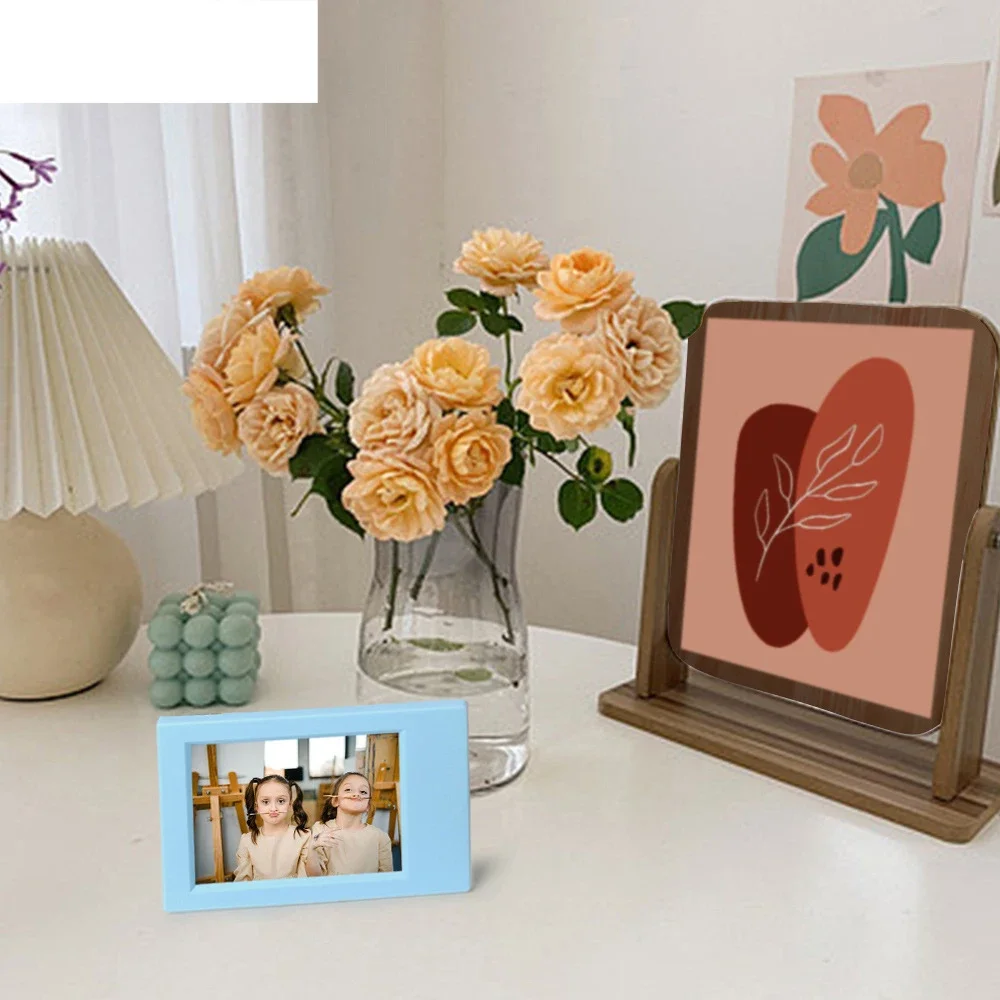 Photo Frames Transparent Stand Photo Frame for Fujifilm Instax Mini 11/9 Film Papers Acrylic Picture Artwork Frames