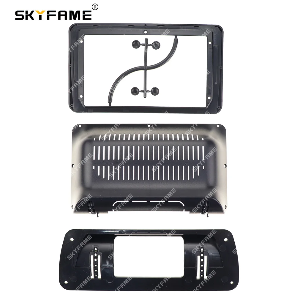 SKYFAME 9 Inch Android Navigation Desktop Screen Refitting Set Frame Instrument Panel Universal Truck Bus Panel Bracket Adapter