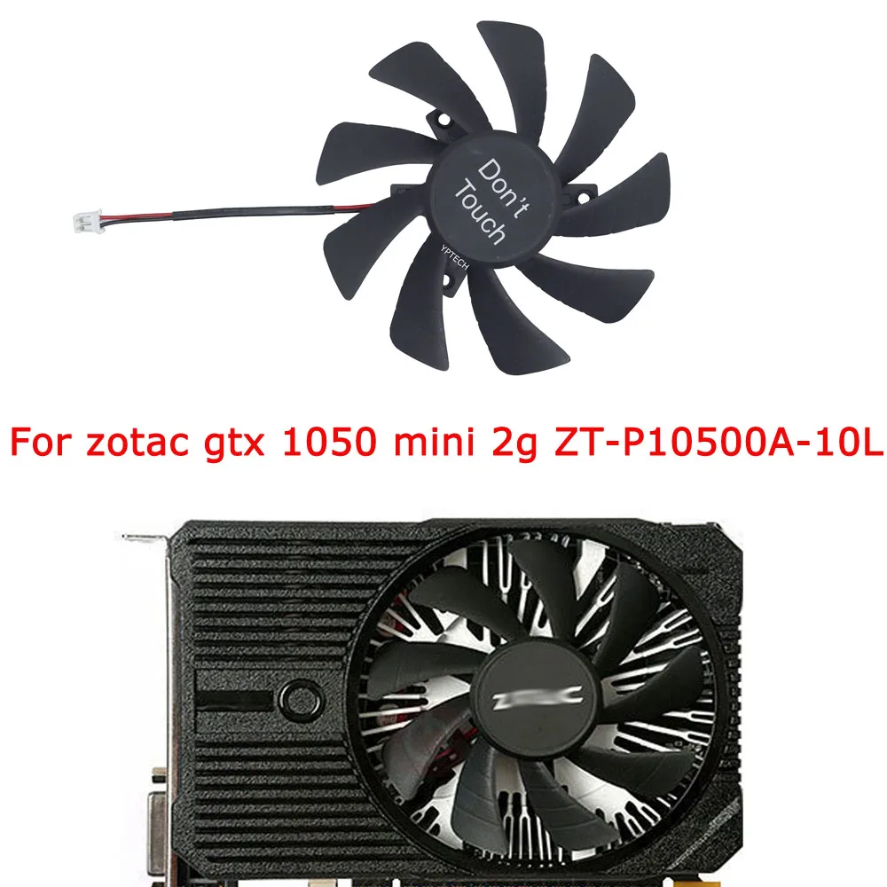 VGA GPU-koeler, videokaartventilator, T129215BH, T129215SH, voor Zotac 1050Ti Mini 4 GB 1050 2 GB, voor ZOTAC Gaming 1650 OC 1630 4G