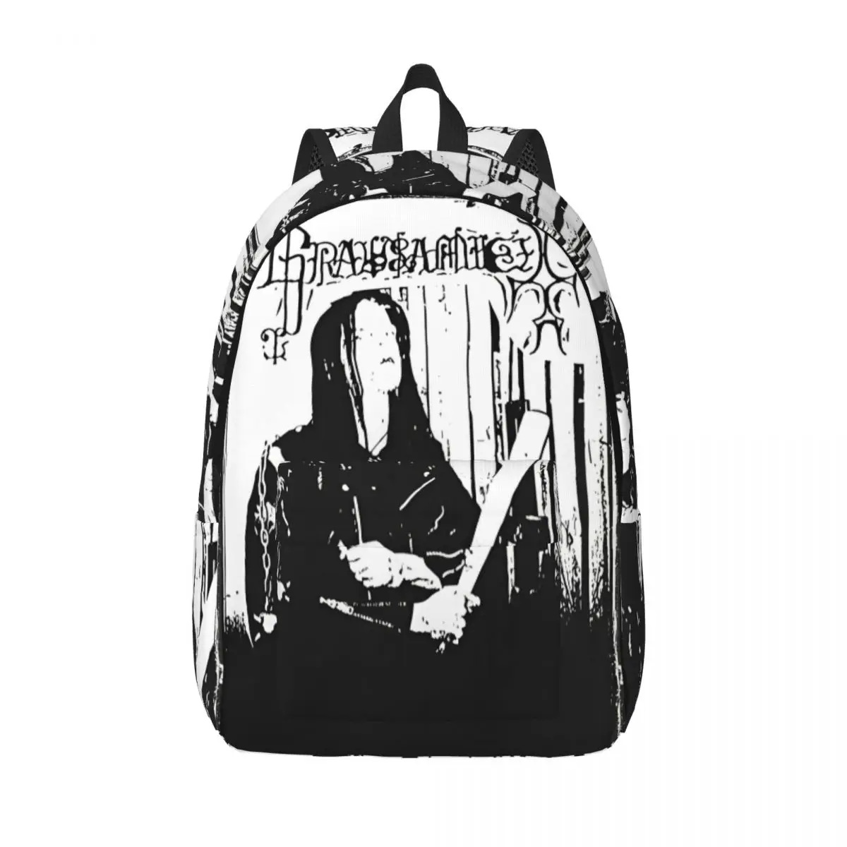 

Grausamkeit Music Черный металлический рюкзак Повседневные рюкзаки Женские велосипедные большие школьные сумки Красочный рюкзак