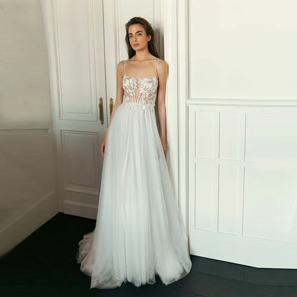 Sweetheart COLLAR ผู้หญิงชุดแต่งงานเซ็กซี่ A-Line เจ้าหญิงชุดเจ้าสาวจัดเลี้ยง Vestidos De Novia 2025 ที่กําหนดเอง