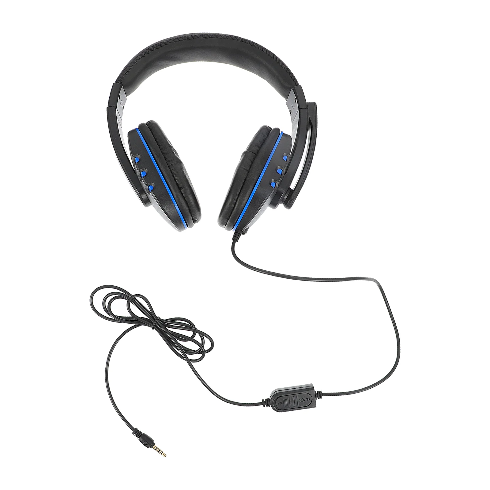 

3 5mm Gaming Headset Earphones Noise Reduction Headphones to Turn Blue for Computer