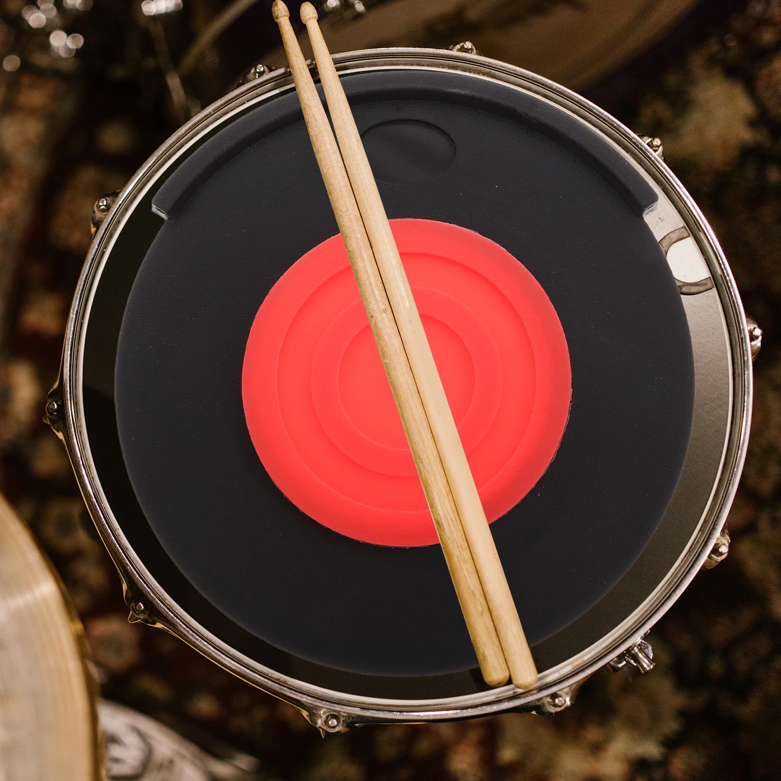 

Silent Drum Pad Stand Accessories Mute Mat for Beginners Dampener Electric Drums