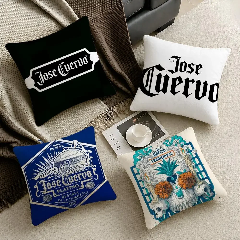 Tequila J-Jose Cuervo Mexican Cushion Cover  Throw Pillow Soft Short Plush Cozy Durable Colorfast  Sofa Bedroom Home Decor Gift