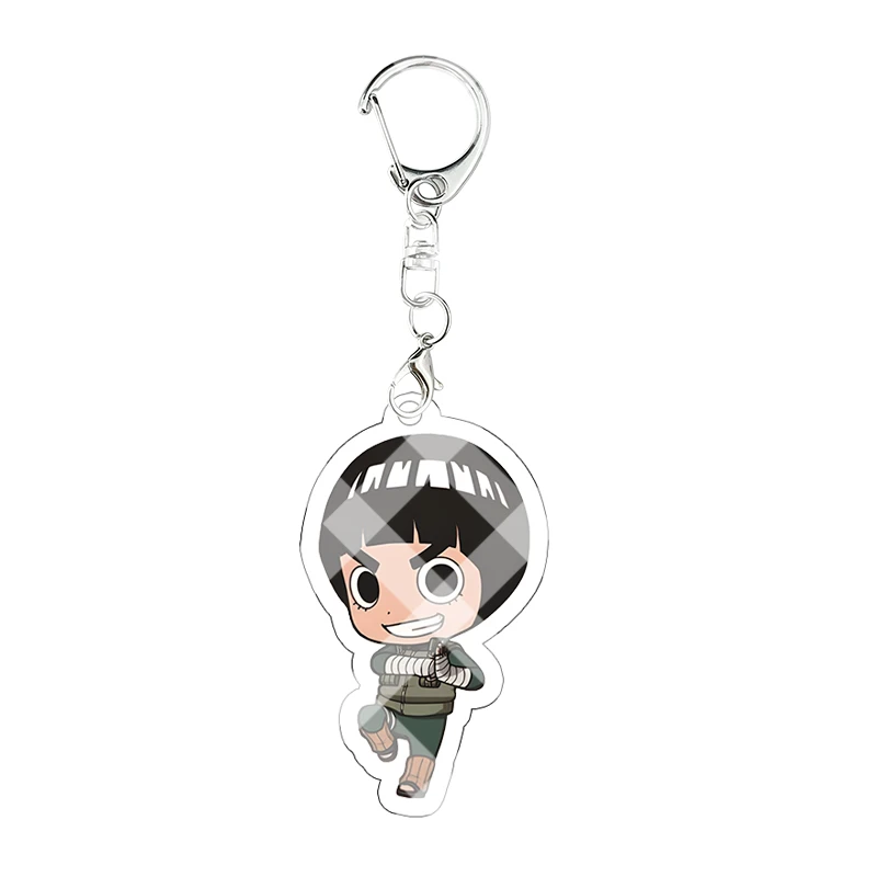 NARUTO Acryl-Schlüsselanhänger, Shikamaru Nara, Rock Lee, Itachi Uchiha, kreative hängende Ornamente, Kawaii, Cosplay-Requisiten, Geburtstagsgeschenk – Detail 9