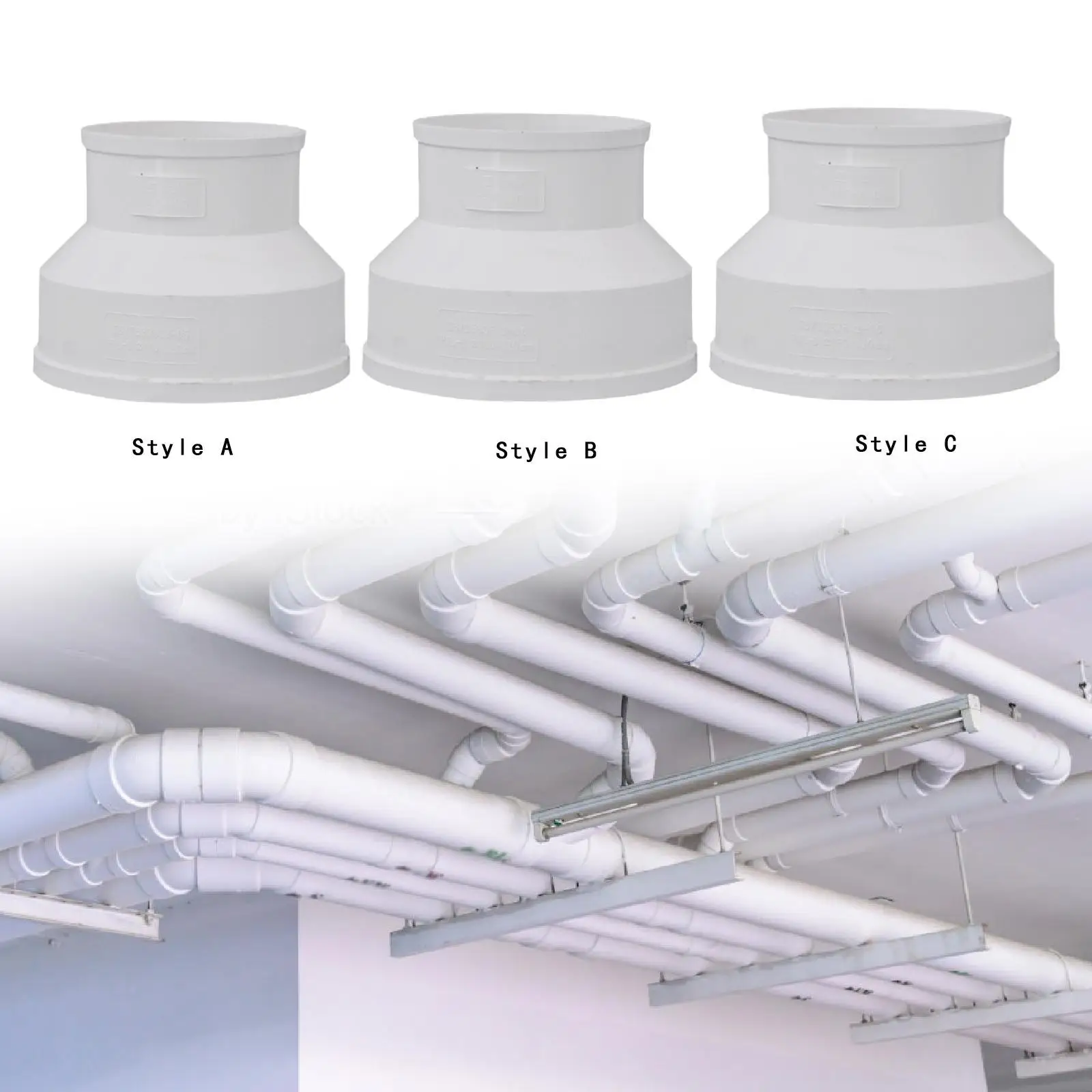 محول زيادة أنبوب تدفق الهواء المخفض للمنزل في الفندق