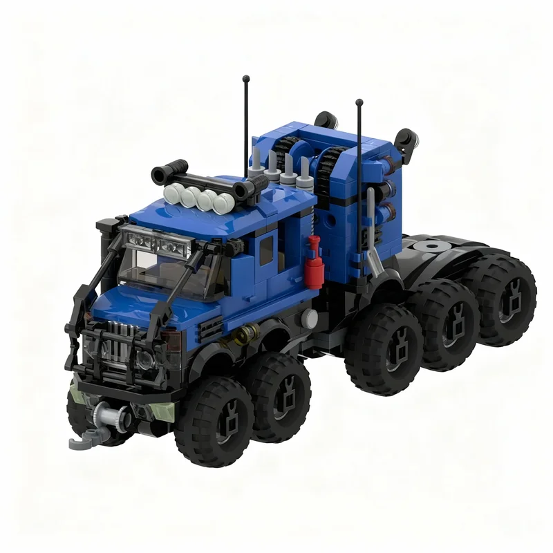 

577pcs MOC Offroad Adventure Articulated Tractor Truck City Model Building Blocks Construction Toys Christmas Gifts Brick Kids
