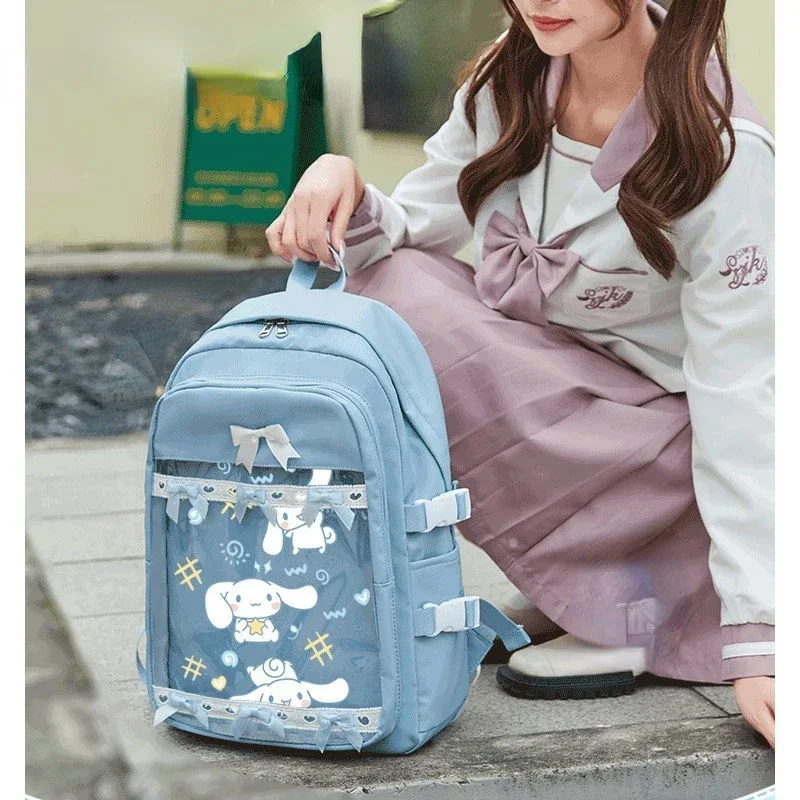 Sanrio Cinnamoroll Babycinnamoroll Cute Unique Student Large Capacity Spine Protection Backpack  Mochilas Schoolbag KoreanStyle