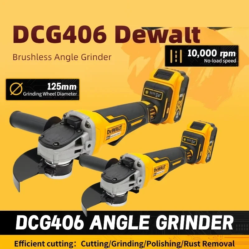meuleuse-d'angle-sans-fil-dewalt-125mm-dcg406-9000-tr-min-machine-a-decouper-et-a-polir-pour-batteries-au-lithium-20v-18v
