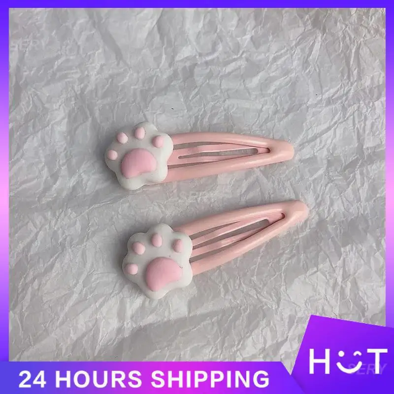 Cute Children's Hairpin Fashionable Playful Cute Cat Claw Hairpin Hairpin Hair Accessories Hot Bangs Clip Multi-purpose Lovely