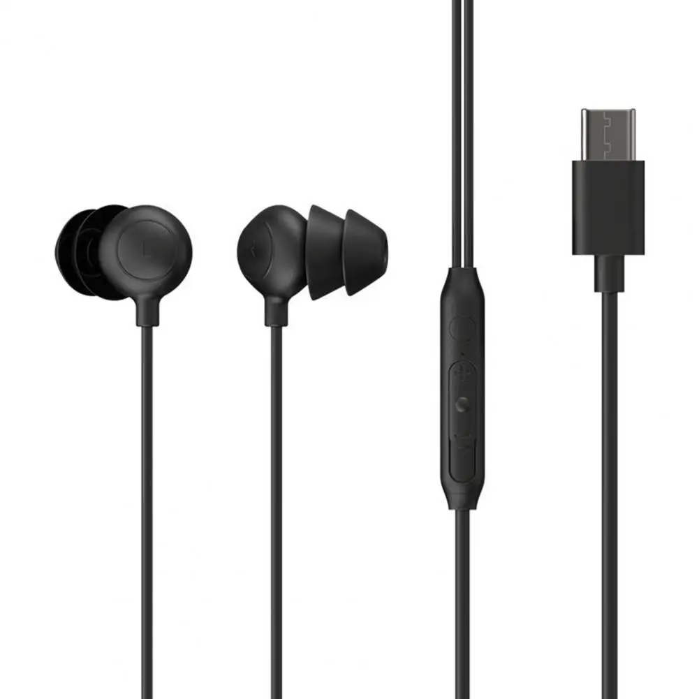 Speaker Sleep Earphones Comfortable Wired Headphones with Hifi Sound Noise Isolation Type-c Connector for Enhanced Listening