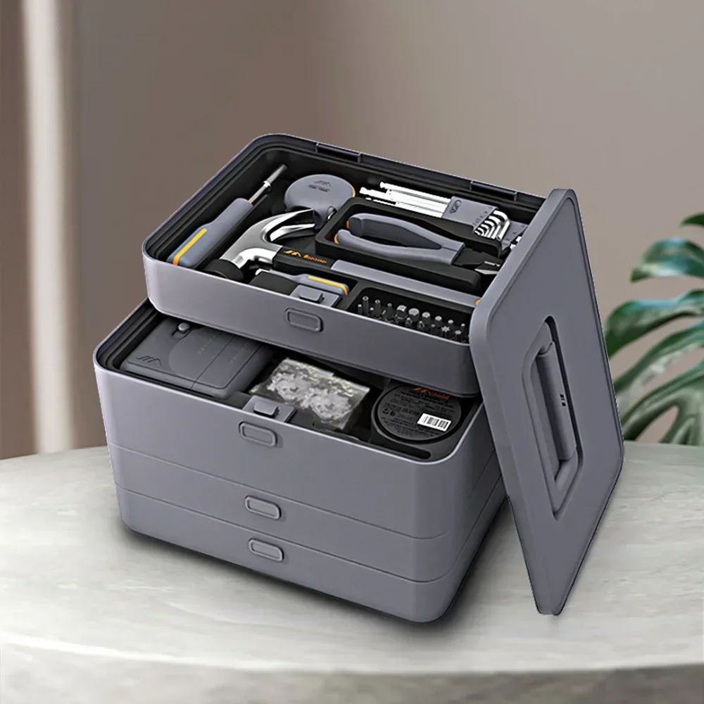 Jimihome ชุดเครื่องมือซ่อมบำรุงอเนกประสงค์, X3-ABC ในบ้านชุดไขควงไฟฟ้า Bor listrik ชุดเครื่องมือช่างไฟฟ้า