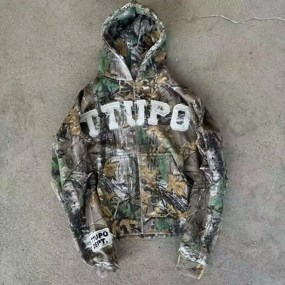 

Y2K Mens Streetwear Zip Up Camo Tactical Bombers Jacket Autumn New Man Letter Patchwork Motorcycle Jackets Veste Homme Techwear