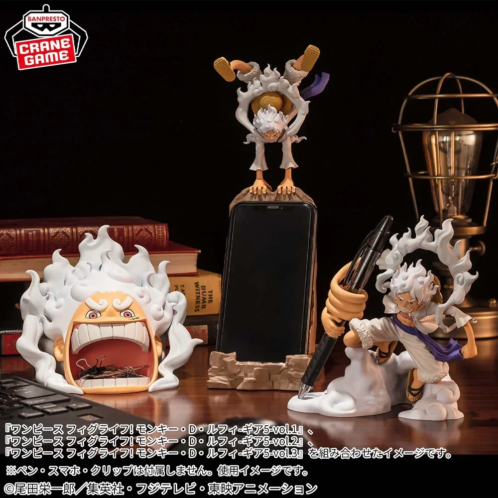 

In Stock Original BANPRESTO Fig Life Gear 5 Monkey D Luffy Figure Anime One Piece Model Genuine Boxed Toy