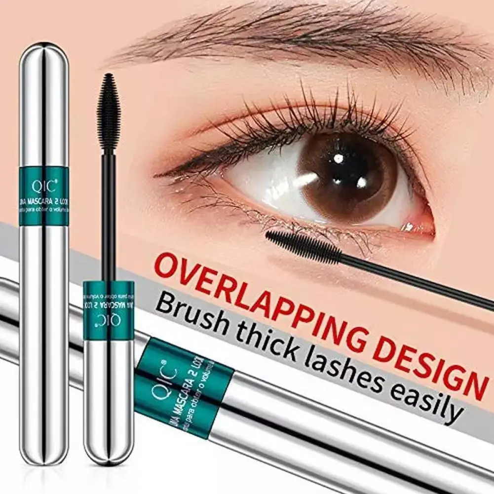 4D Silk Fiber Lash Mascara, impermeável, Rimel 3D, Extensão dos Cílios, preto, grosso, alongamento dos cílios, Cosm coreano, D4y6