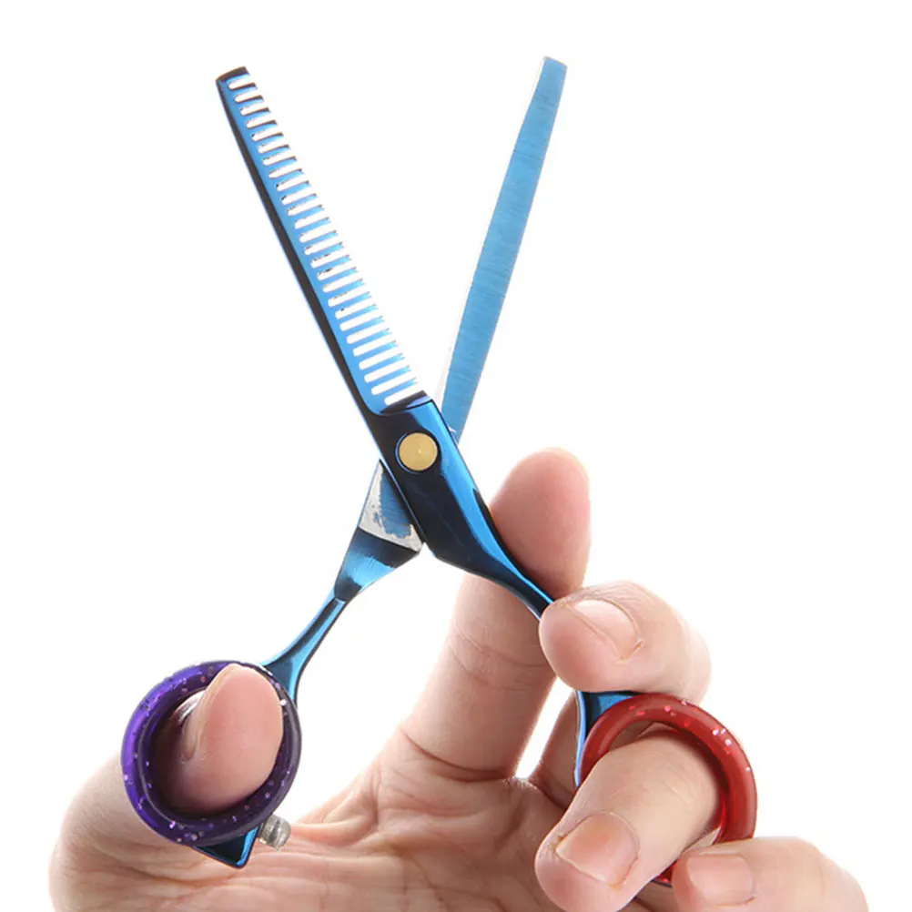 

24Pcs Scissors Silicone Finger Rings Non-Slip Pet Grooming Shears Inserts Comfortable Flexible Stylist Tools Barber Tool