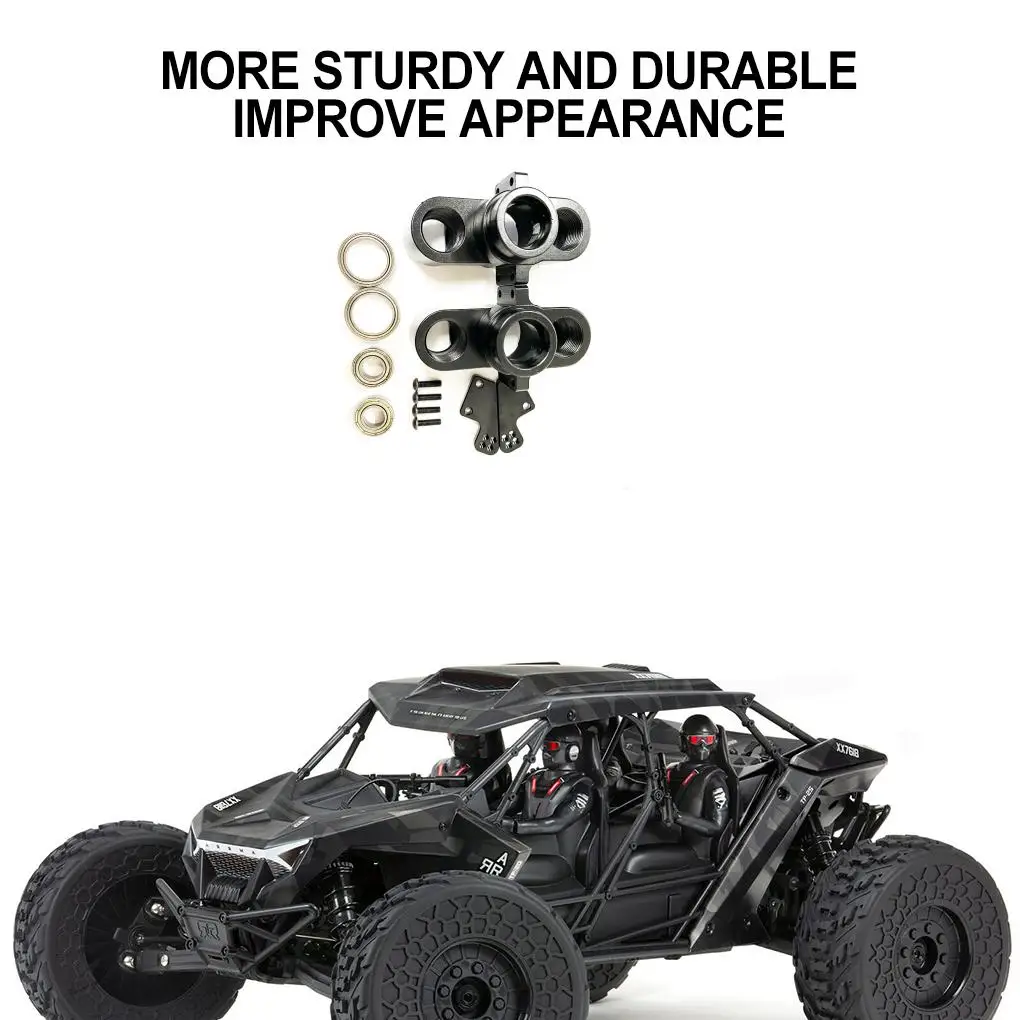 RCGOFOLLOW Steering Hub Carrier RC Car Part Durable Steering Block Knuckles For 1/7 6S Monster Trucks RC Upgrade Part