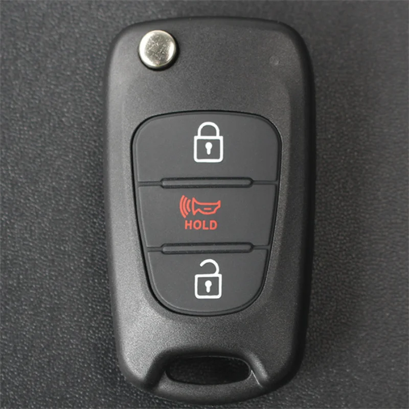 

DAKATU 5 шт. Сменный 3-кнопочный чехол для дистанционного ключа автомобиля для KIA SOUL Flip Folding Remote Key Shell