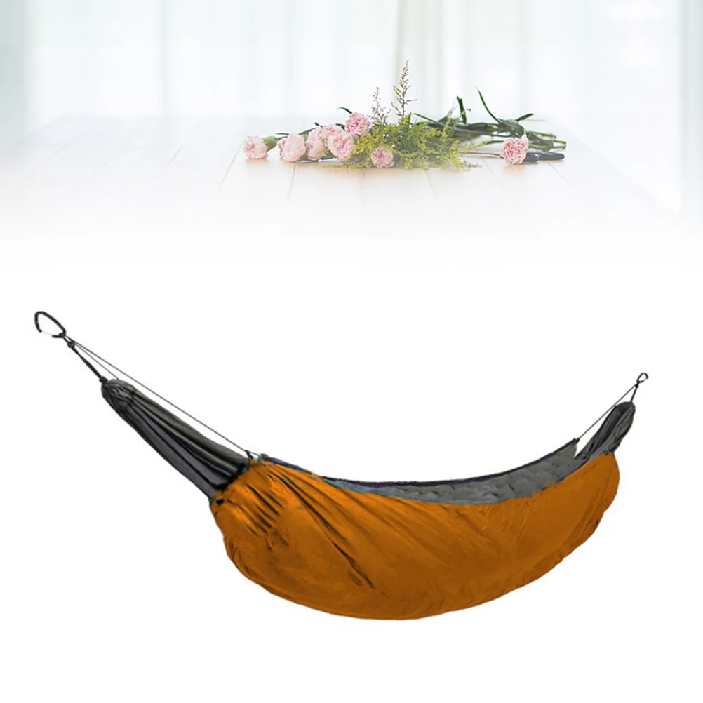 Outdoor Winter Camping Hunting Hammock Insulation Cover Windproof Warm Leisure Hammock Accessories Thickened Cotton Hammock(Sky
