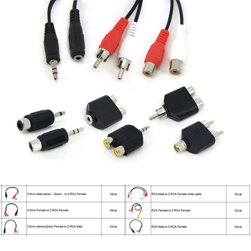 3.5Mm To Rca Av Ada…