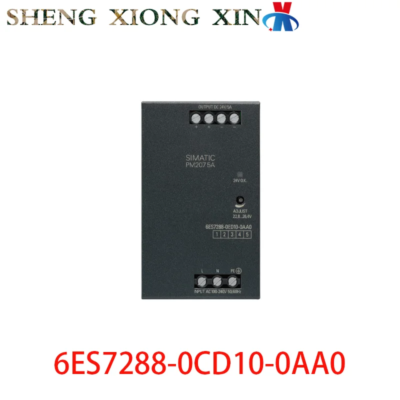 

6ES7288-0CD10-0AA0 PM207 промышленный источник питания, SIMATIC S7-200 интеллектуальный ПЛК согласованный источник питания, входы AC/DC