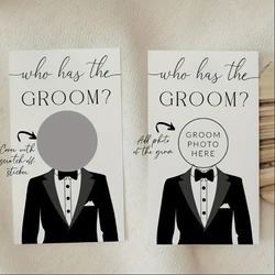 30pcs, Bridal Shower Games - Who Has The Groom Scratch Off Celebrity Cards Tickets - Funny Bachelorette Party Games Ideas