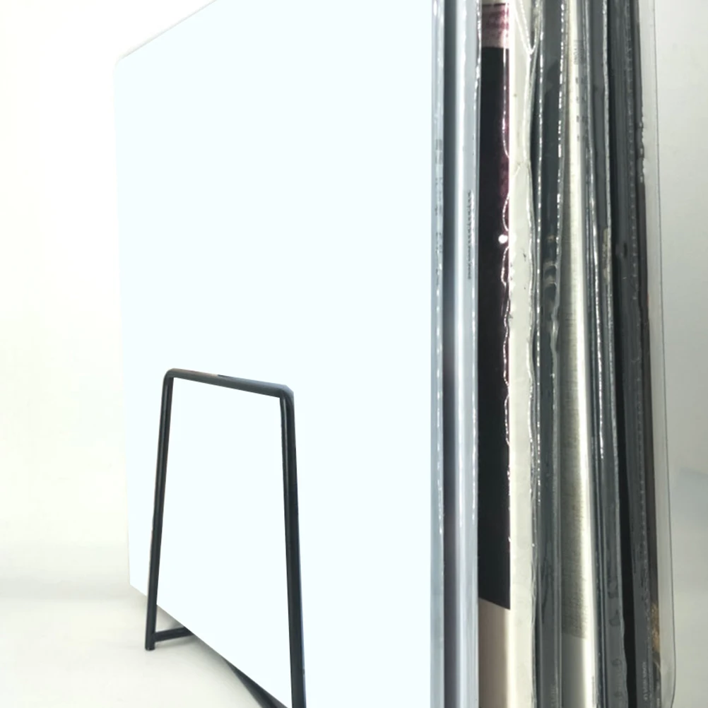 

Vinyl Record Holder Stand Thickened CD Display Rack Metal Storage Organizer Album Cover Stand for Living Room Office Coffee